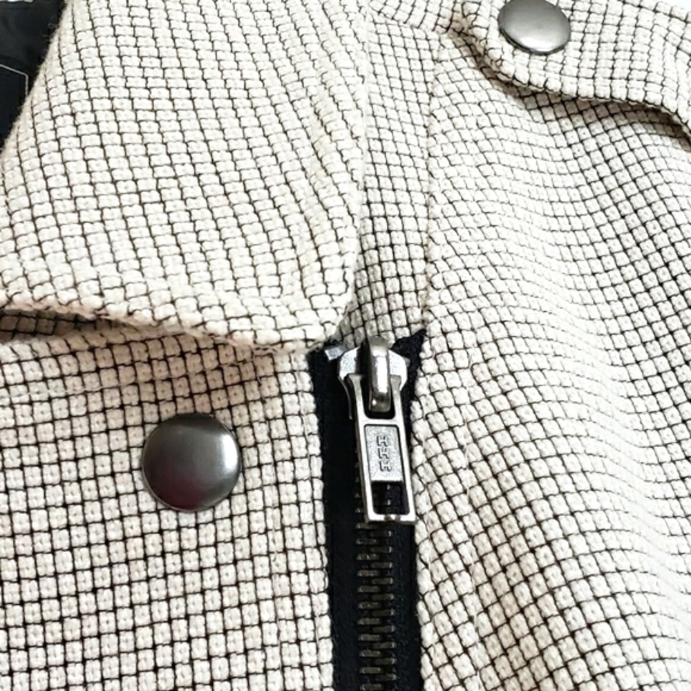 NWOT Metaphor LS Creme Double Breasted Twd Blazer - Picture 3 of 12